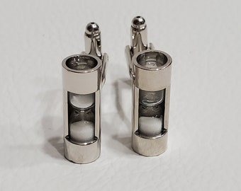 Sand Timer Cuff links