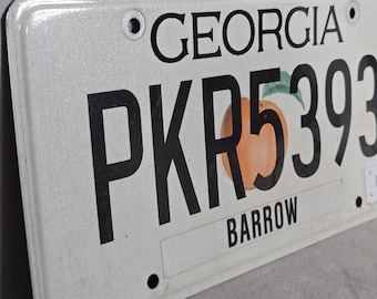 Vintage Georgia Estate License Plate