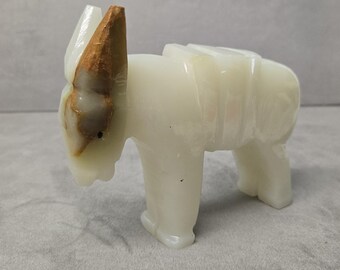 小型オニキス製ロバの置物 - 2インチ - Etsy 日本