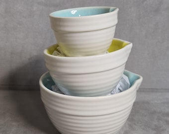 Set of 3 Ceramic Measuring Cups
