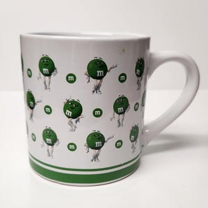 Mars M&M World Green Rare Ceramic Coffee Mug