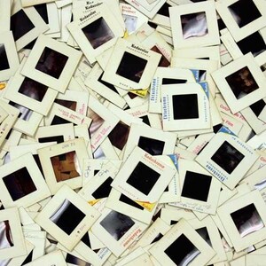 Set of 50 Vintage 35mm Cardboard Frame Slides Bulk Photo Slides
