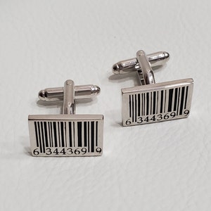 Barcode Cufflinks