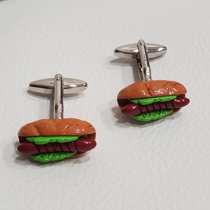 Hot Dog Cufflinks