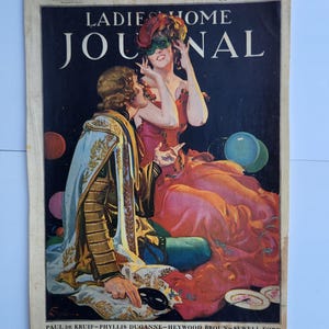1930 Laides Home Journal magazine page print