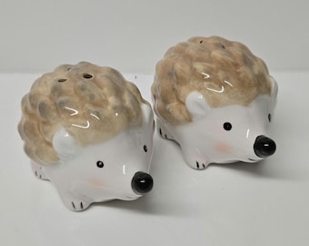 Ceramic Hedgehog Salt & Pepper Set