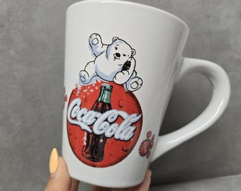 Vintage Coca-Cola Polar Bear Mug: 2001 Gibson Ceramic Collectible