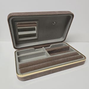 Vintage Reise Schmucketui / Schmuckschatulle