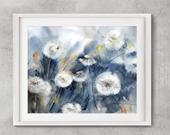 Dandelion Fine Art Print - From Original Watercolor Painting