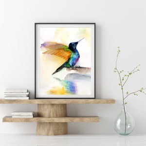 Bird Painting Fine Art Print, Wildlife Watercolor Painting, Bird Wall Art, Giclée Art Print, Home Wall Decor