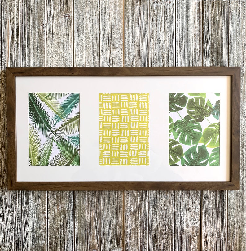 JADE JUNGLE 10x20 Trio Print Wall Art Framed Prints Tropical Etsy