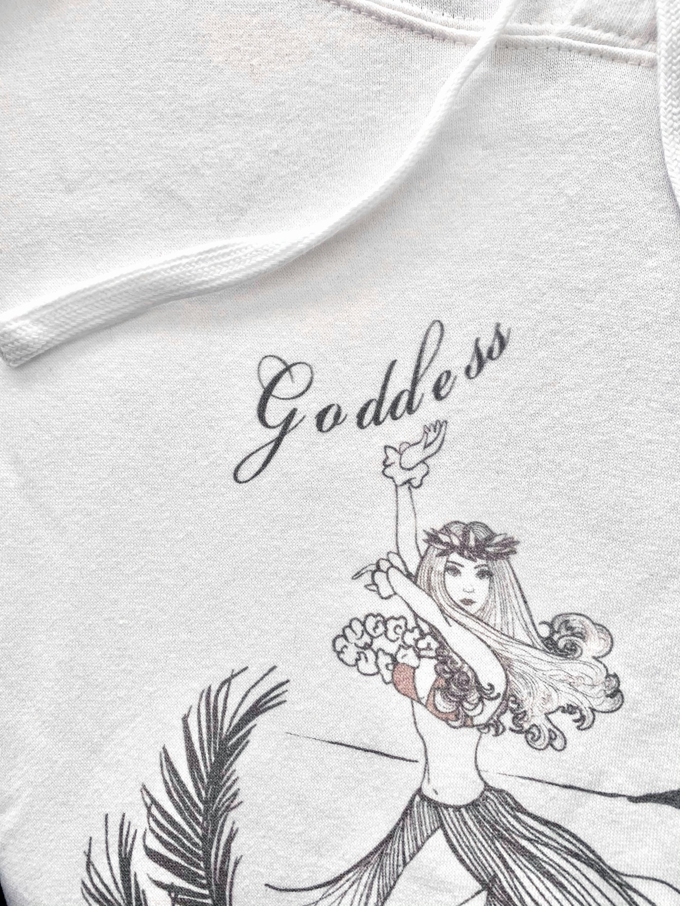 goddess cropped hoodie