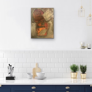 Wall Art Canvas Painting: My Own Prison (12”x16”)