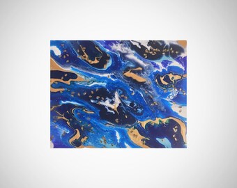 all Art Canvas Painting: Mediterranean Sea (8" x 10")