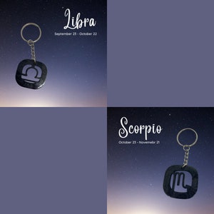 Zodiac Keychains image 5