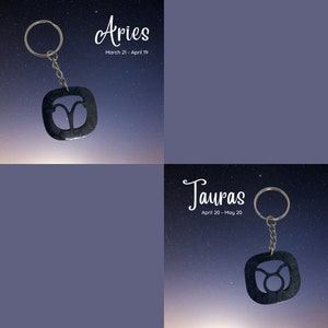 Zodiac Keychains image 2