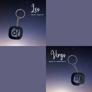 Zodiac Keychains image 4