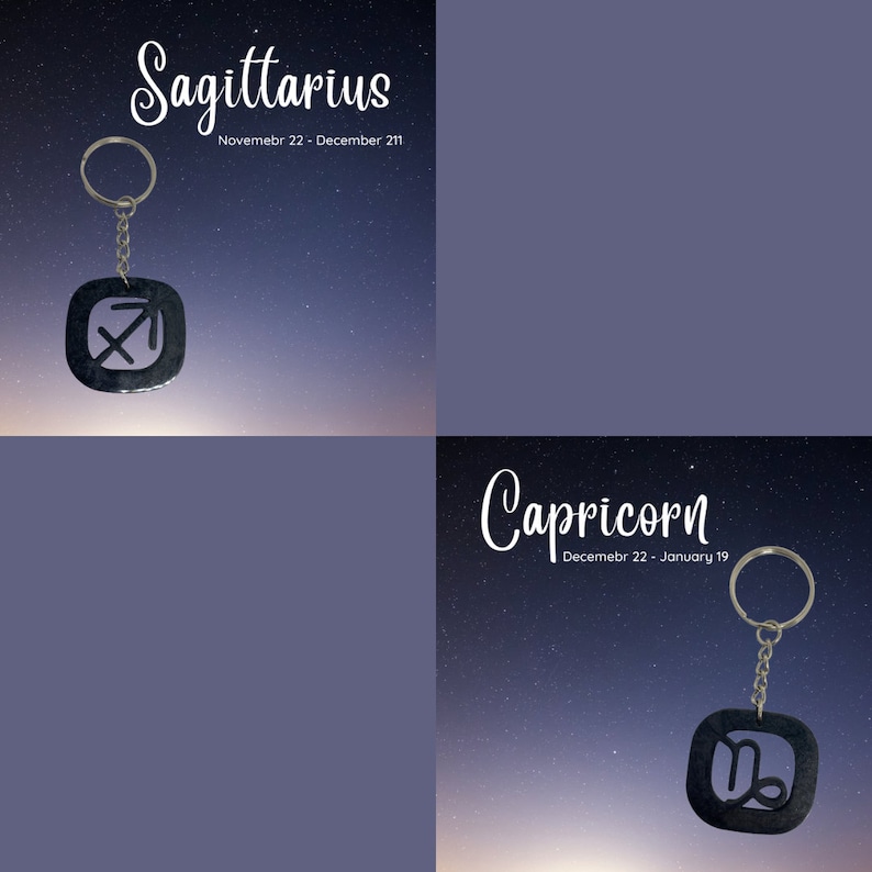 Zodiac Keychains image 6