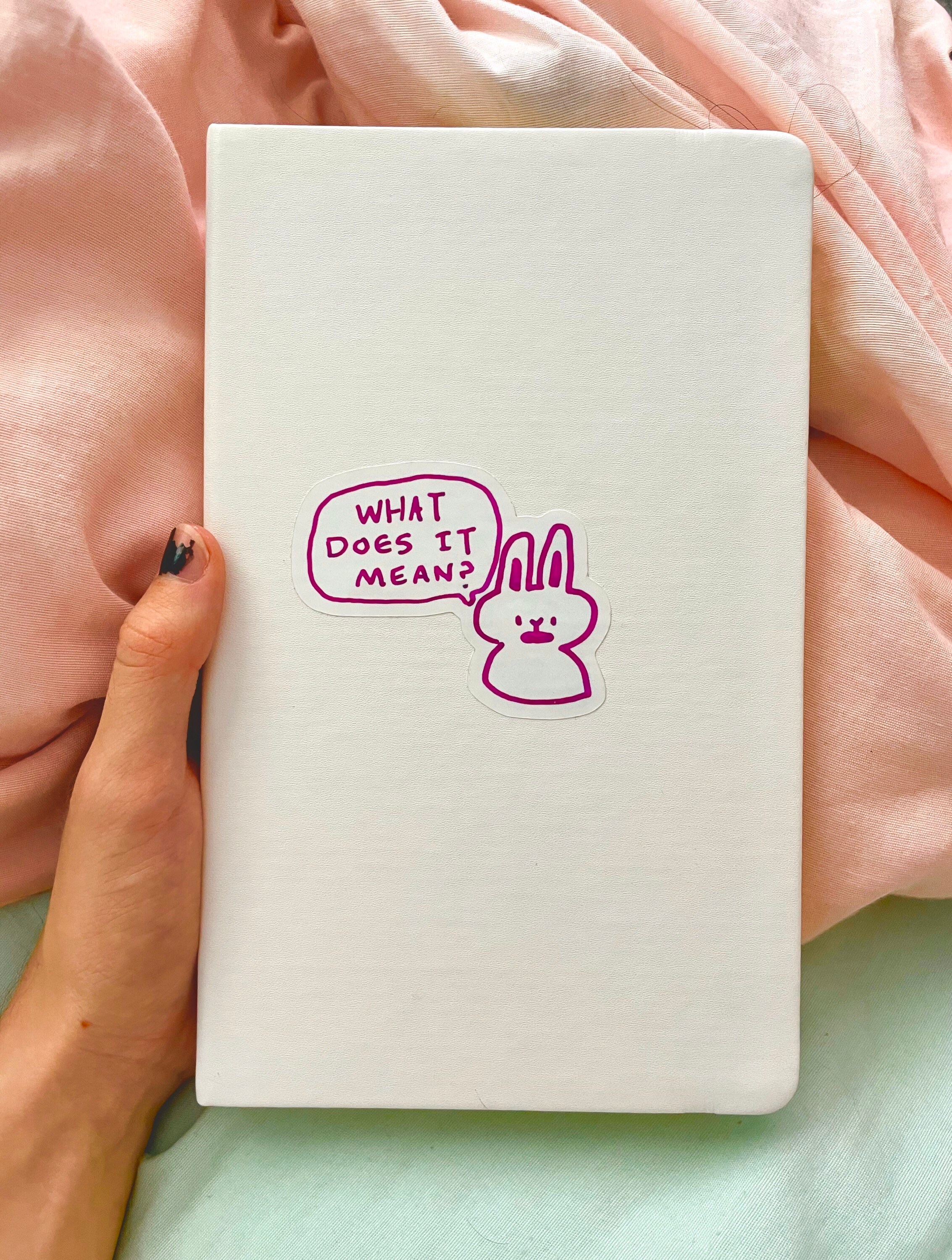 What Does It Mean Vinyl Sticker Etsy