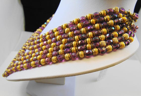 Unsigned Haskell?? Seven Strand Purple and Brass … - image 4