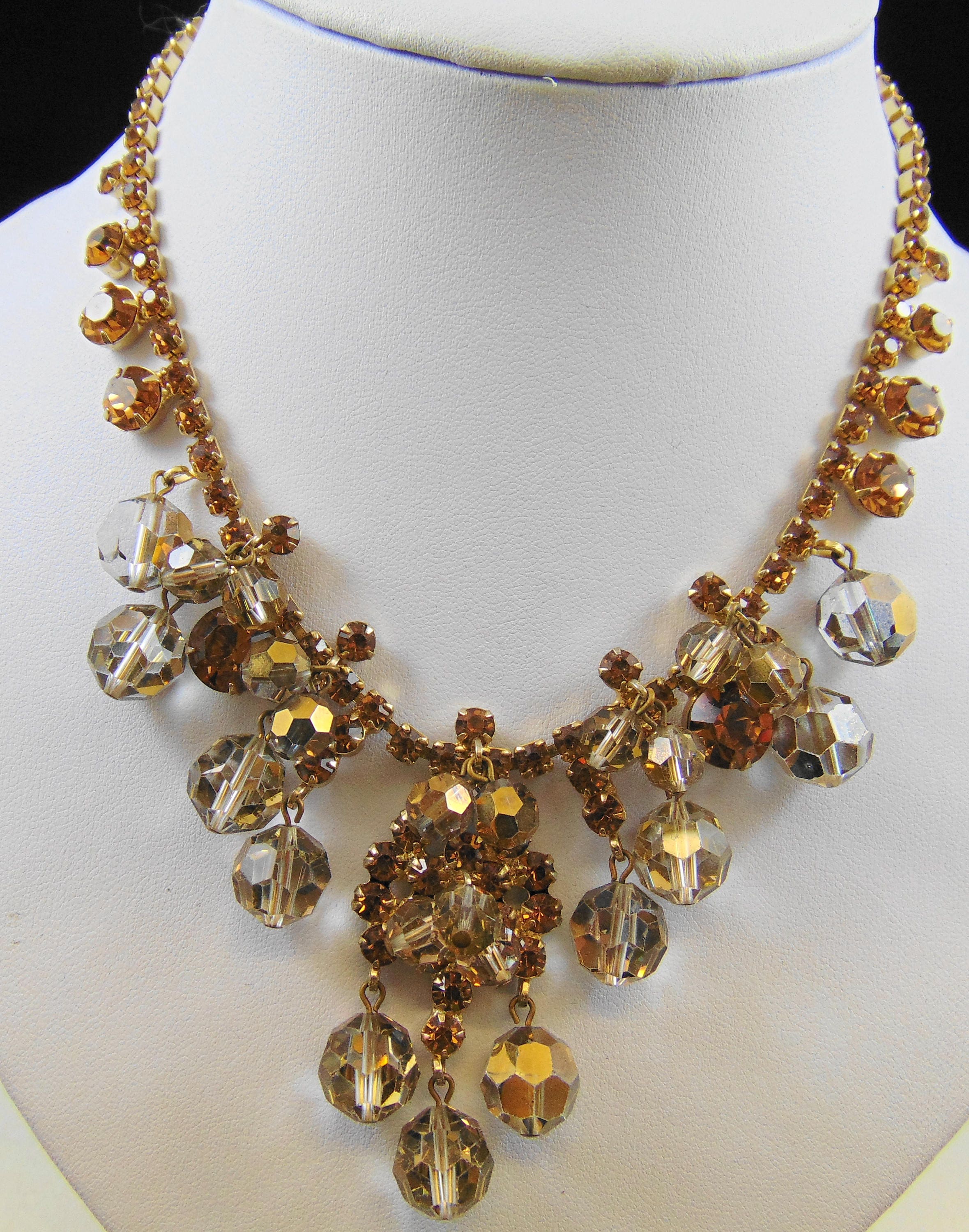 Double Line Spinels Chanel Necklace, Doralia, Jewelry by Artisans