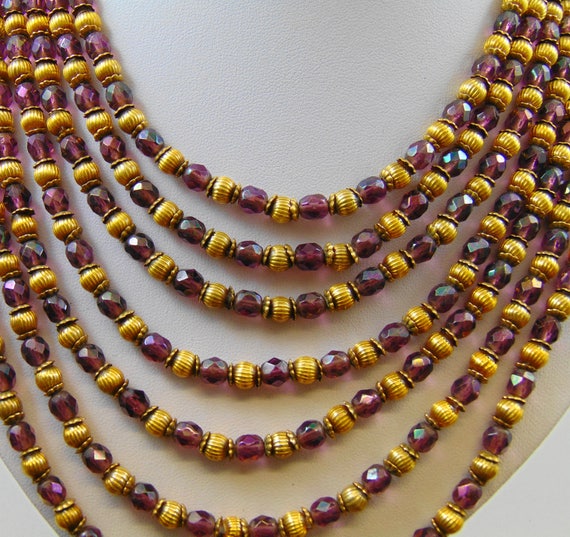 Unsigned Haskell?? Seven Strand Purple and Brass … - image 5