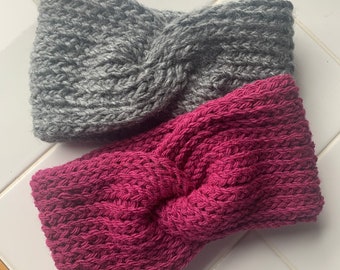 Chunky Loom-Knit Headband Pattern