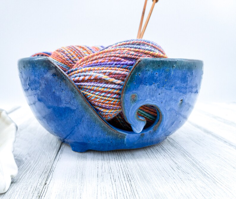 SALE Yarn Bowl Ceramic Yarn Bowl Pottery Yarn Bowl Etsy