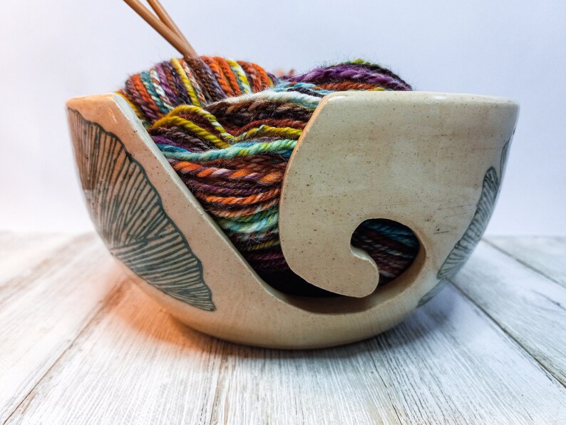 SALE Yarn Bowl Ceramic Yarn Bowl Pottery Yarn Bowl Etsy