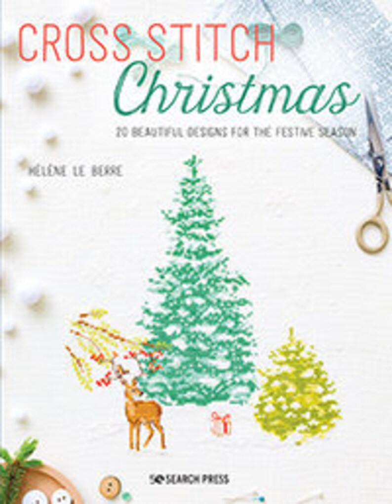 Cross Stitch Christmas Book by Helene Le Berre With Utterly Etsy