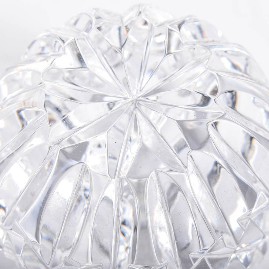 Vintage Waterford Cut Crystal Globe Candle Holders Lismore Etsy