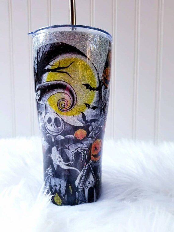 Halloween Tumbler With Straw, Halloween Coffee Mug, Halloween Tumbler