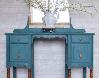 Free Shipping Antique Painted Dresser Teal Painted Dresser Etsy
