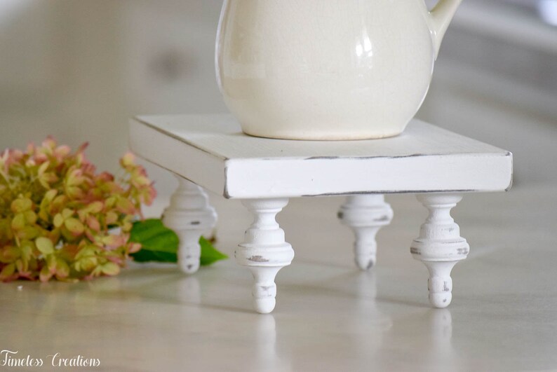 Small Riserfree Shipping Stained or White Wood Riser Riser Etsy