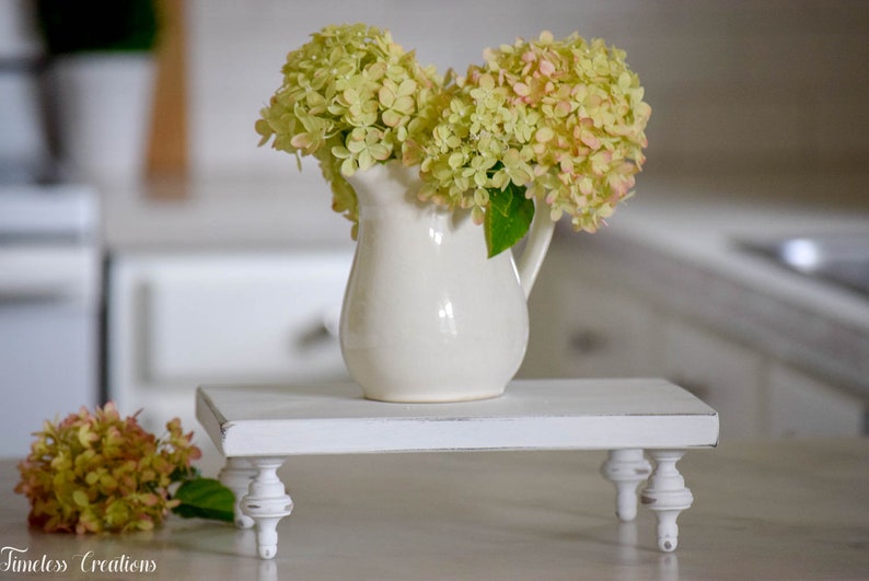 Small Riserfree Shipping Stained or White Wood Riser Riser Etsy