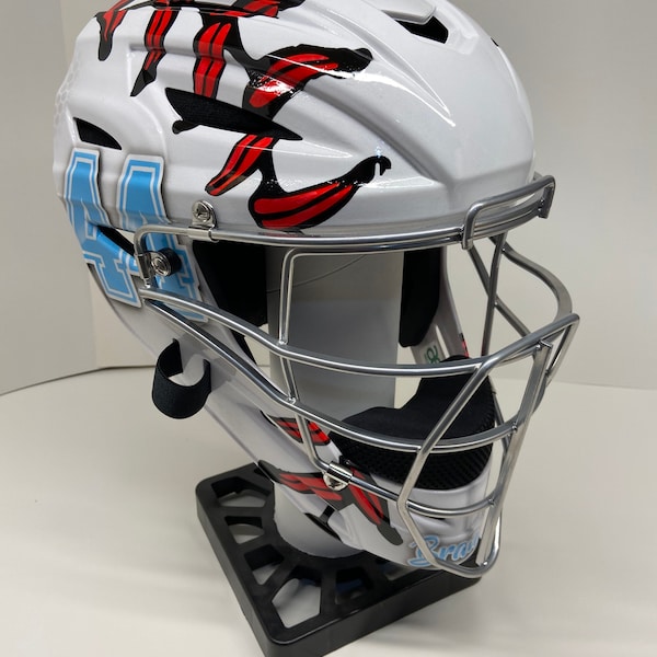 Custom painted catchers helmets