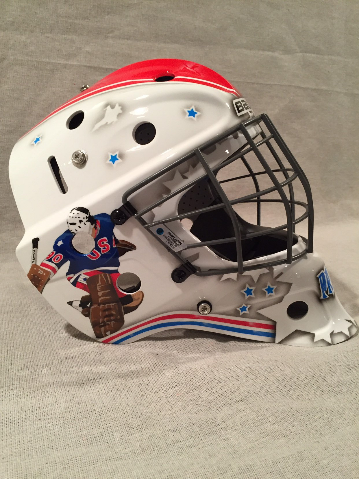Custom painted goalie masks Etsy
