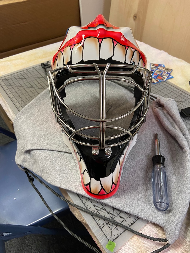 Custom Painted Goalie Masks Etsy