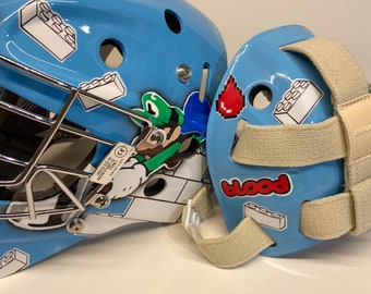 Custom painted goalie masks