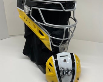 Custom painted catchers helmets