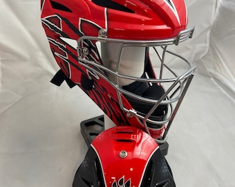 Custom painted catchers helmets