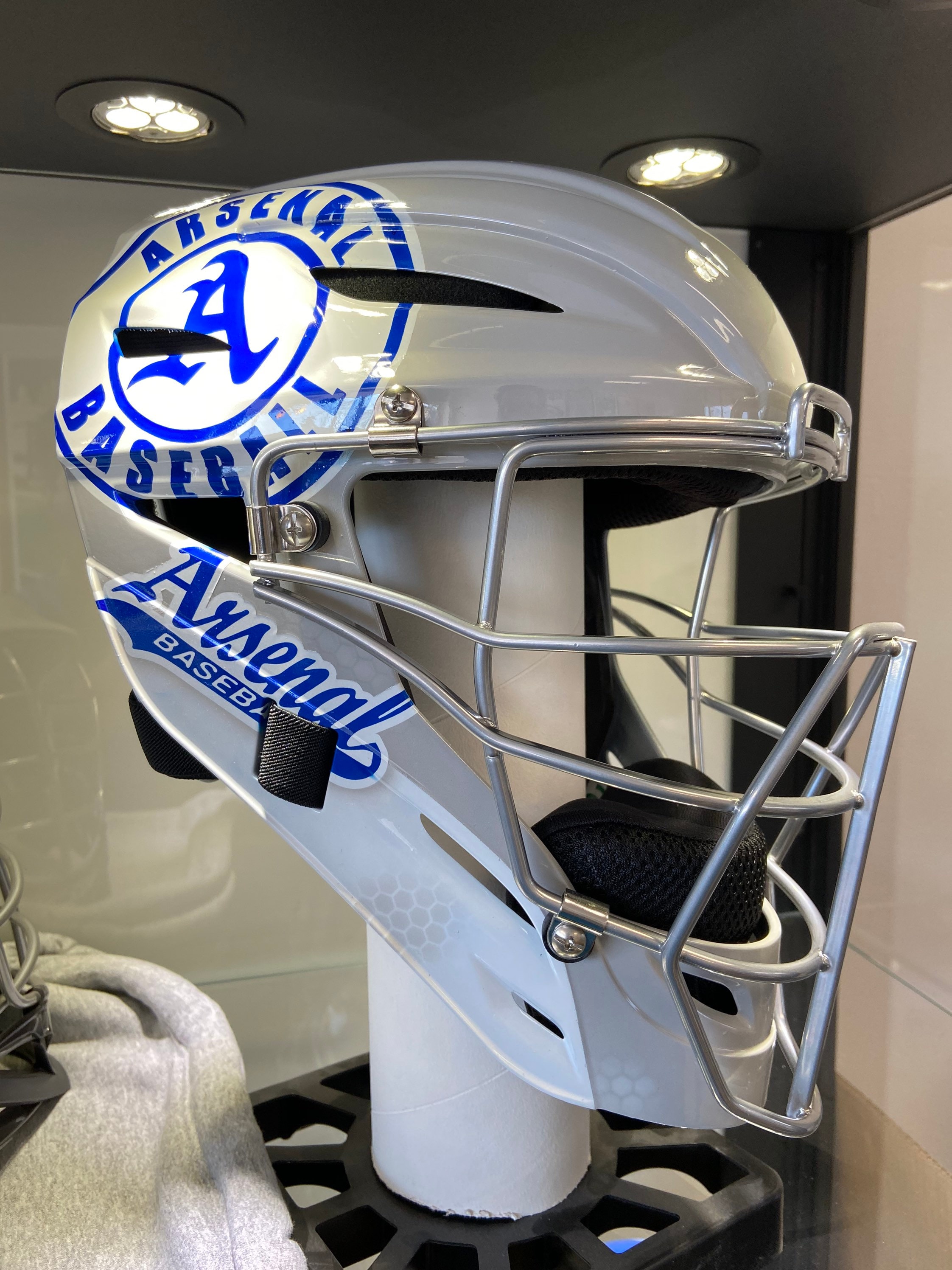 Custom Painted Catchers Helmets Etsy
