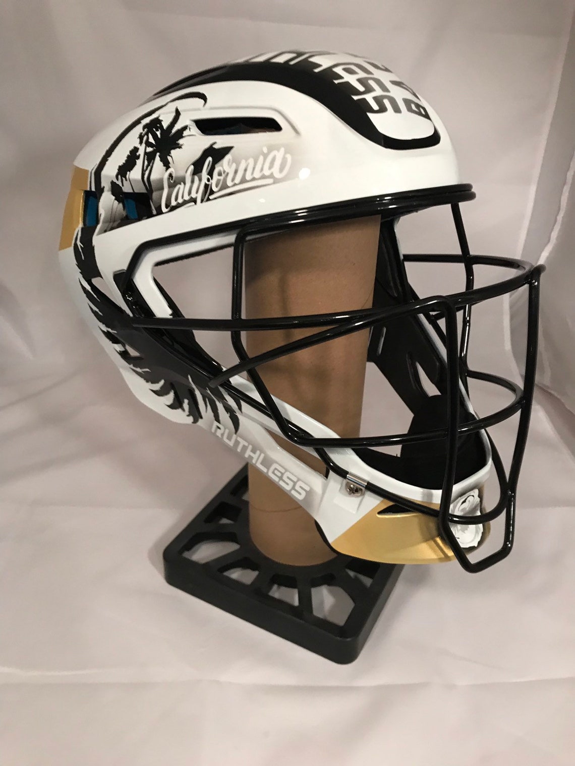 Custom Painted Catchers Helmets Etsy