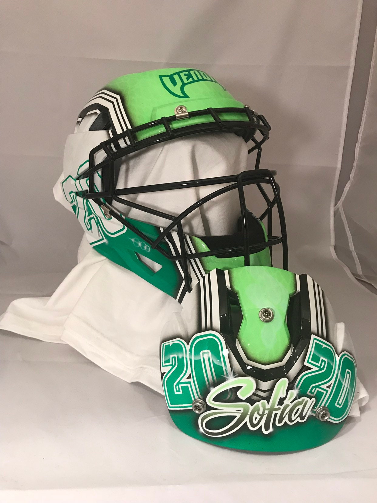 Custom Painted Catchers Helmets Etsy