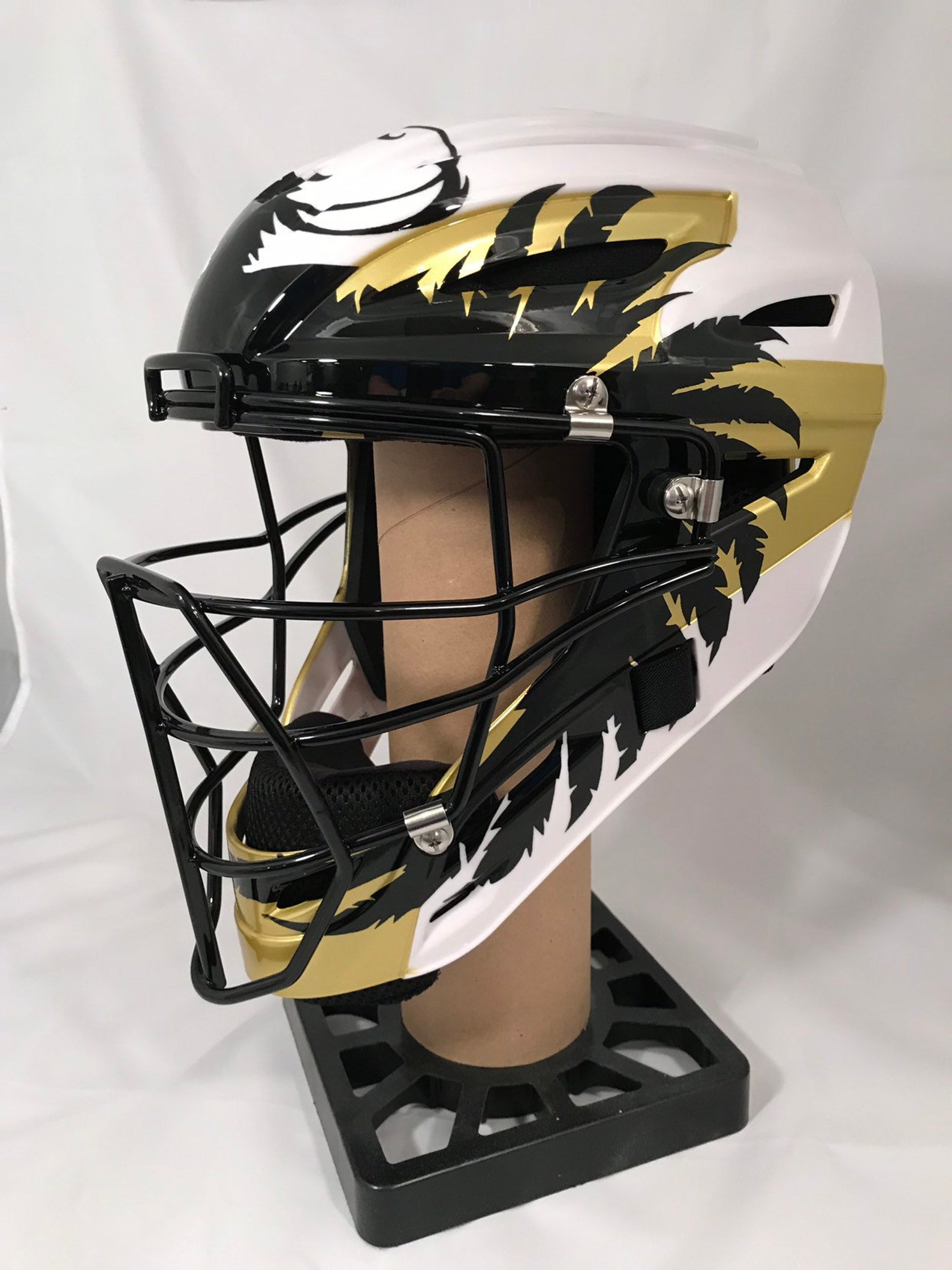 Custom Painted Catchers Helmets Etsy