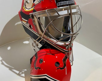 Custom painted goalie masks