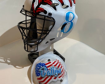 Custom painted catchers helmets