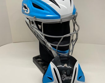 Custom painted catchers helmets