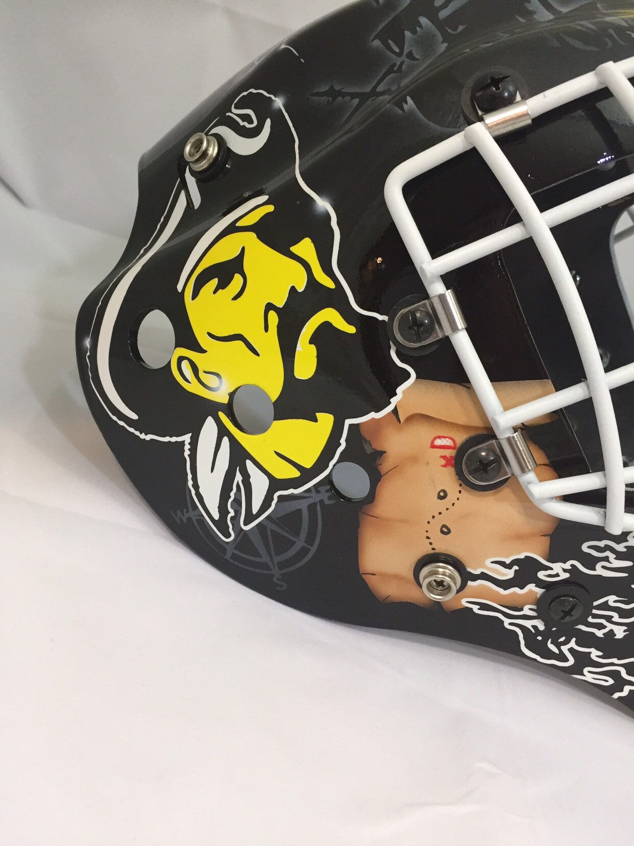Custom painted goalie masks Etsy