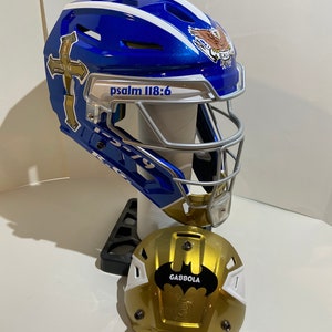 Custom painted catchers helmets